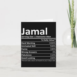 Tarjeta Jamal Rition Regalo De Cumpleaños Divertido Con No