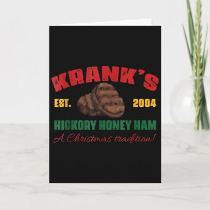 Tarjeta Jamón de miel de nogal americano de Krank una trad