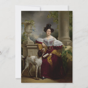 Tarjeta Jan Adam Kruseman - Retrato De Alida Christina