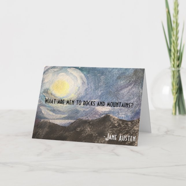 Tarjeta Jane Austen (Anverso)