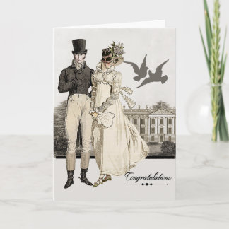 Tarjeta Jane Austen Boda