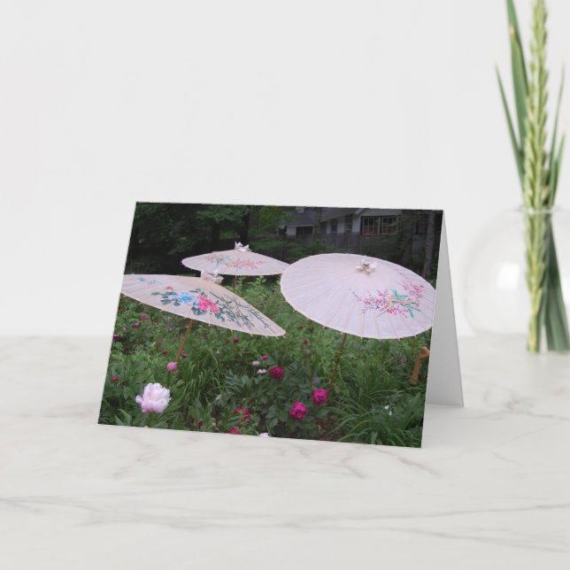 Tarjeta Jardín 2008 del Peony (Anverso)