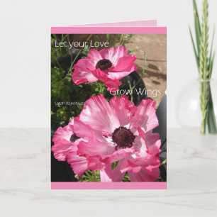Tarjeta Jardín de Campo de Cottage Deja que tu Amor Crezca