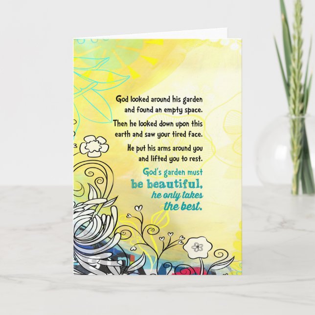 Tarjeta Jardín de Dios (Anverso)