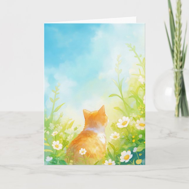Tarjeta Jardín de Flores de Mandarina (Anverso)