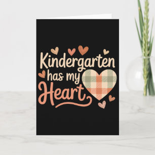 Tarjeta Jardín de infancia tiene mi corazón cuadros lindos