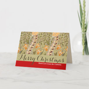 Tarjeta Jardín de Narcisos Flor Clásica Bota de William Mo