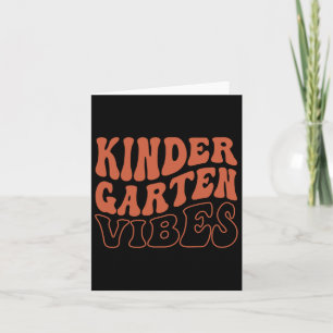 Tarjeta Jardín De Niños Vibes Ck A Niños Chicas De Maestro