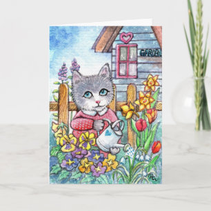 Tarjeta Jardín de primavera