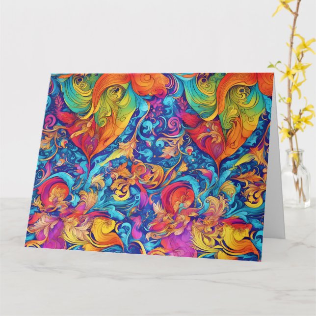 Tarjeta Jardín de verano (flor amarilla)