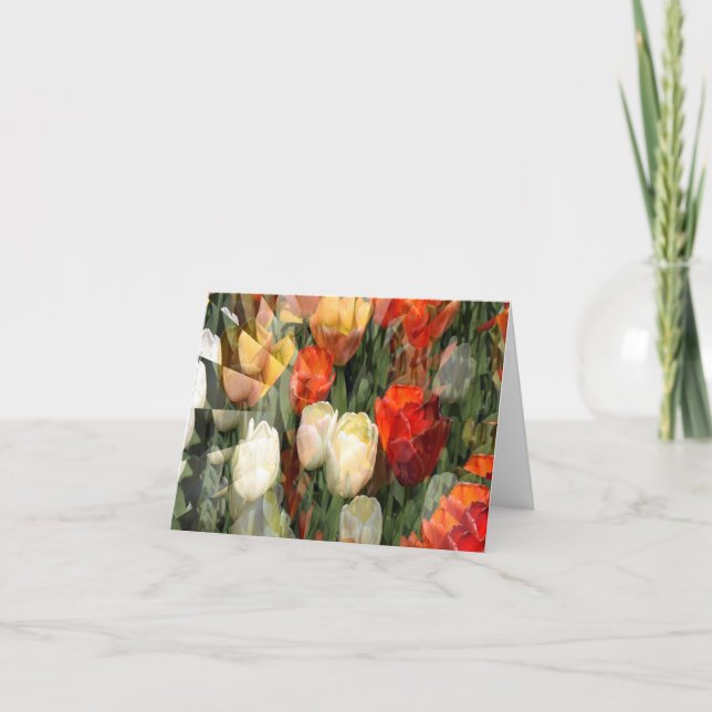 Tarjeta Jardín de verano...... (Anverso)