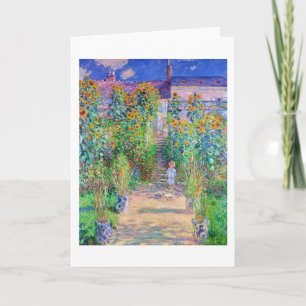 Tarjeta Jardín del artista, Monet