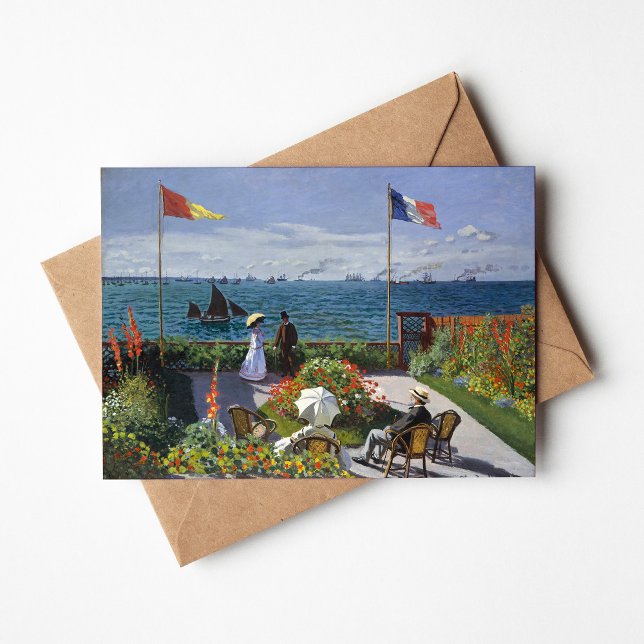 Tarjeta Jardín en Sainte-Adresse | Claude Monet (Subido por el creador)