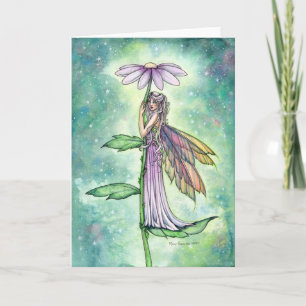 Tarjeta Jardín Estelar Flor de Primavera Hada por Molly Ha