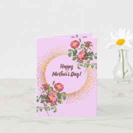 Tarjeta Jardín Floral Inglés del Día de la Madre