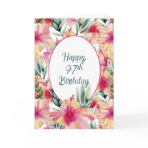 Jardín Hibiscus por el cumpleaños 97