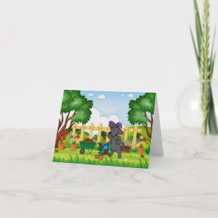 Tarjeta Jardín Scott