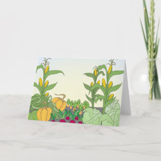Tarjeta Jardín vegetal