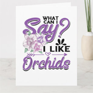 Tarjeta Jardinería de orquídeas