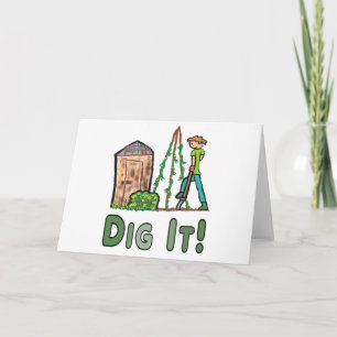 Tarjeta Jardinería de reparto
