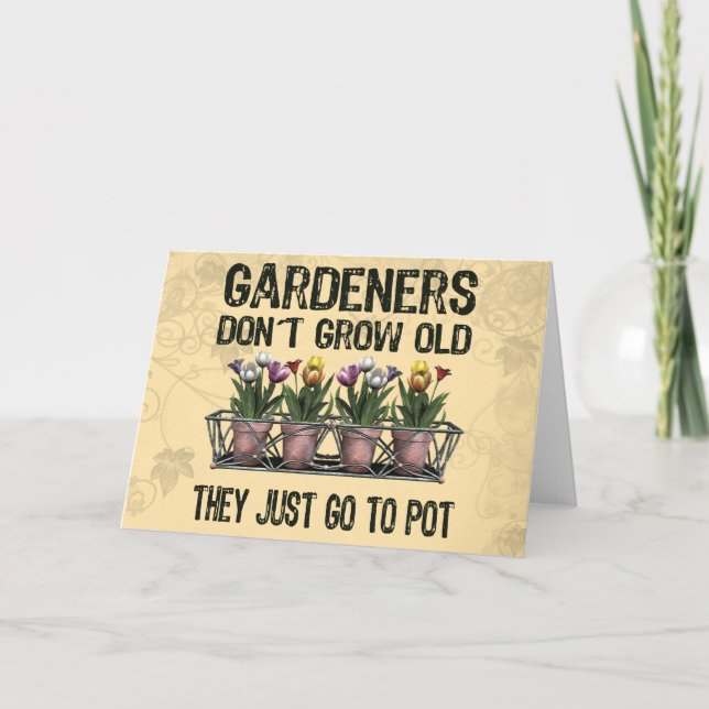 Tarjeta Jardines antiguos (Anverso)