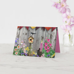 Tarjeta Jardines Birdhouse