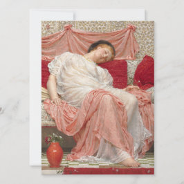 Tarjeta Jasmine (bella joven durmiendo)