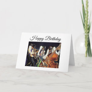 Tarjeta Jazz Lover - Cumpleaños