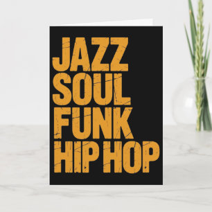 Tarjeta Jazz Soul Funk Hip-hop – Cultura Musical