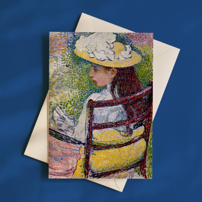 Tarjeta Jeanne Pissarro | Theo van Rysselberghe (Subido por el creador)