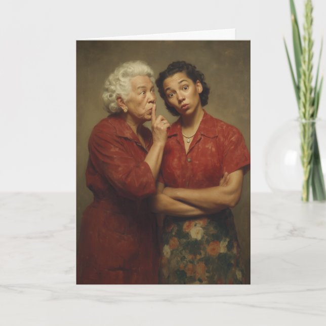 Tarjeta "Jeans flacos" Cumpleaños (Anverso)