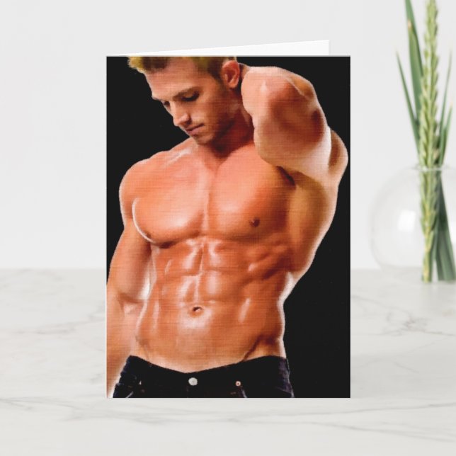 Tarjeta Jeans oscuros Hunk (Anverso)