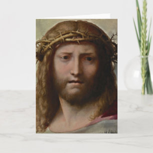 Tarjeta Jefe de Cristo Correggio