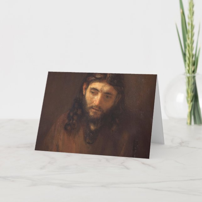 Tarjeta Jefe De Cristo Por Rembrandt 1648 (Anverso)