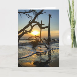 Tarjeta jekyll Island sunrise card #4 (ficha interior en b