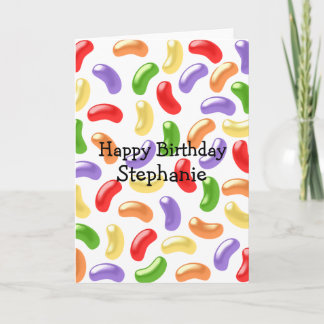 Tarjeta Jelly Beans Cumpleaños