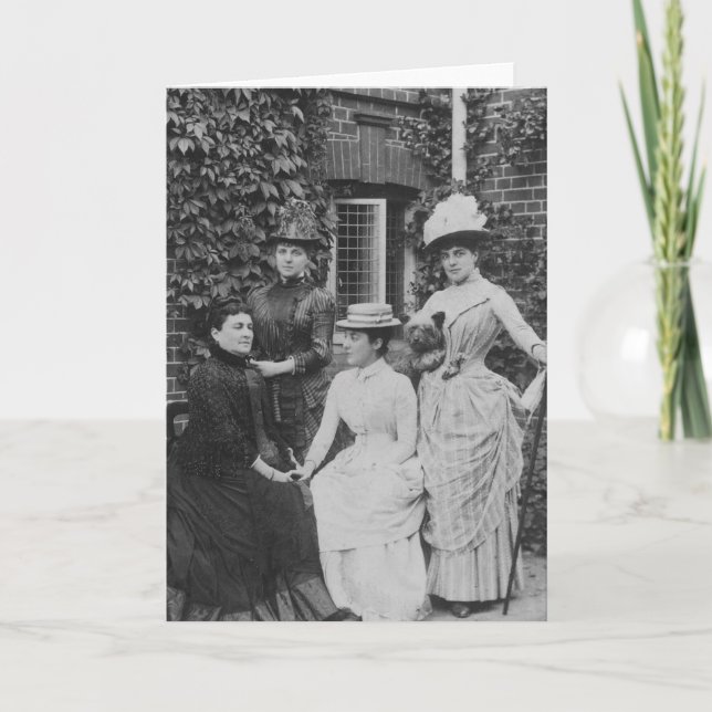 Tarjeta Jennie Jerome, señora posterior Randolph Churchill (Anverso)