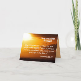 Tarjeta Jeremías 29:11 Alentamiento