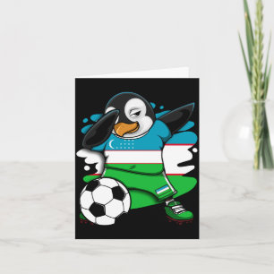 Tarjeta Jersey de aficionados al fútbol de Uzbekistán del