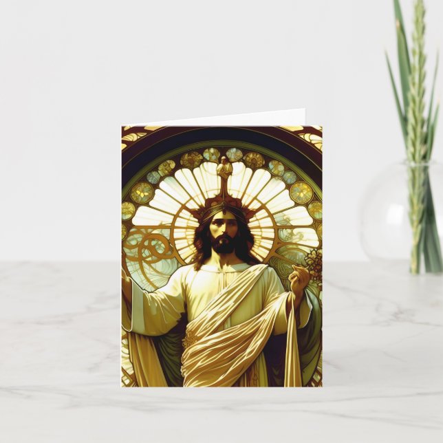 Tarjeta Jesucristo - IA - Arte Nuevo - A (Anverso)