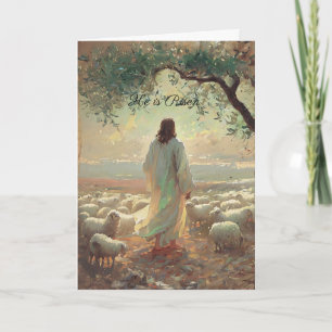 Tarjeta Jesucristo Pascua Religioso Cristiano
