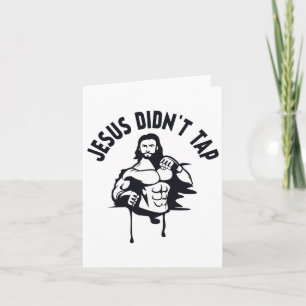 Tarjeta Jesucristo T Shirt Jesús no le tocó a la señora Ch