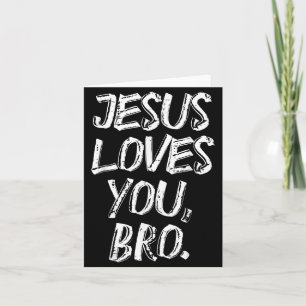 Tarjeta Jesús Ama Bro Religioso Dios Jesús Cristianos Niño