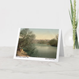 Tarjeta Jesús caminó aquí: Río Jordán
