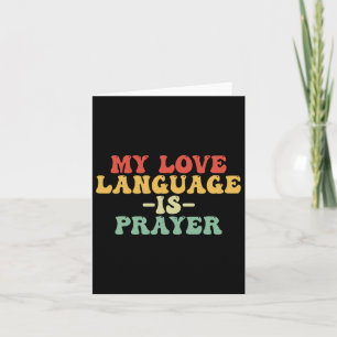 Tarjeta Jesús Camisa de Pascua Cristiana Mi Lenguaje De Am