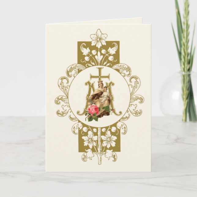 Tarjeta Jesús Católico del Monte Carmel (Anverso)