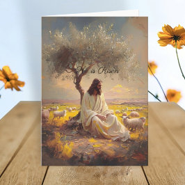 Tarjeta Jesus Christ Easter Religious Chisrian