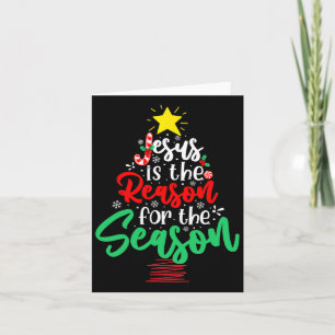 Tarjeta Jesús Cristiano Es La Razón Por La Que Los Navidad