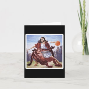 Tarjeta Jesús cruzando Satan Bysketbyll