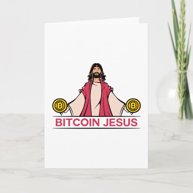 Tarjeta Jesús de Bitcoin (Anverso)